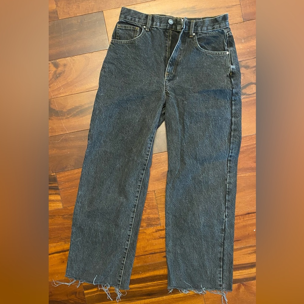 Cotton On Charcoal Loose Straight Jeans